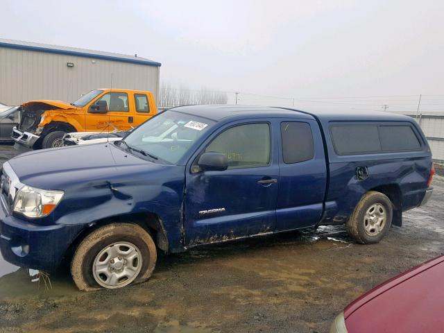 5TETX22N08Z549397 - 2008 TOYOTA TACOMA ACC Azul foto 9
