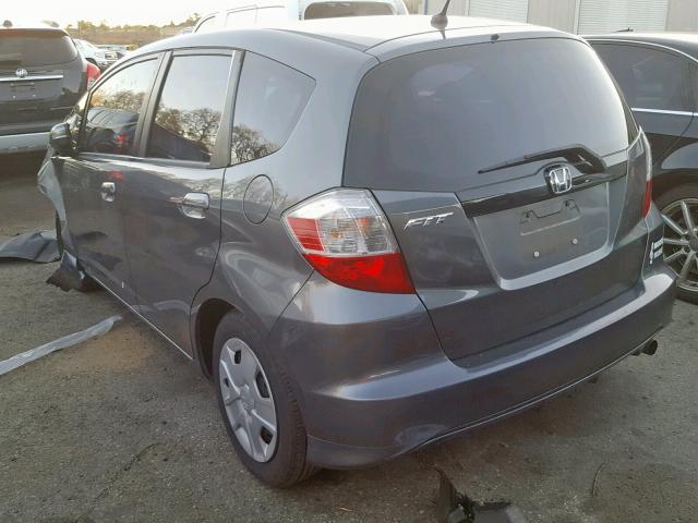 JHMGE8H39CC041404 - 2012 HONDA FIT GRAY photo 3