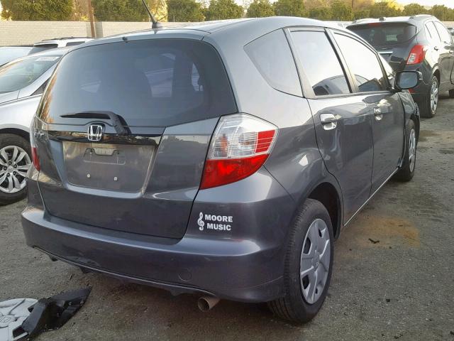 JHMGE8H39CC041404 - 2012 HONDA FIT GRAY photo 4