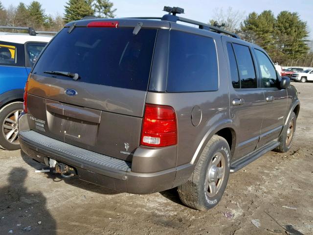 1FMZU75W72UD17637 - 2002 FORD EXPLORER L BROWN photo 4