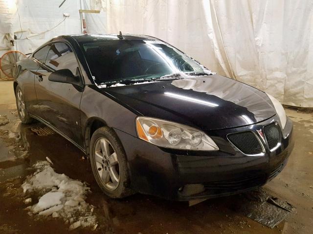 1G2ZH17N384119306 - 2008 PONTIAC G6 GT BLACK photo 1