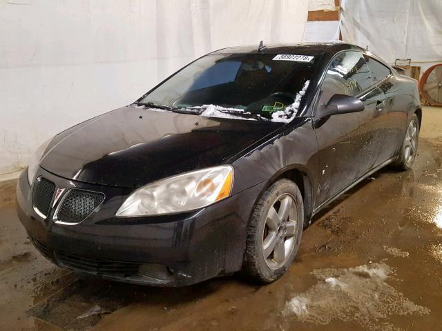 1G2ZH17N384119306 - 2008 PONTIAC G6 GT BLACK photo 2