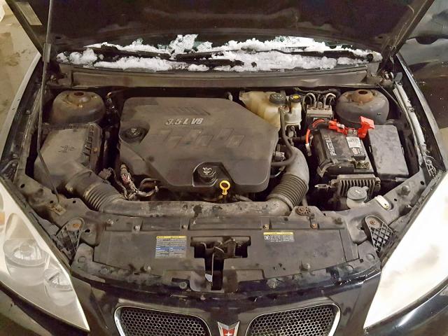 1G2ZH17N384119306 - 2008 PONTIAC G6 GT BLACK photo 7