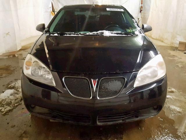 1G2ZH17N384119306 - 2008 PONTIAC G6 GT BLACK photo 9