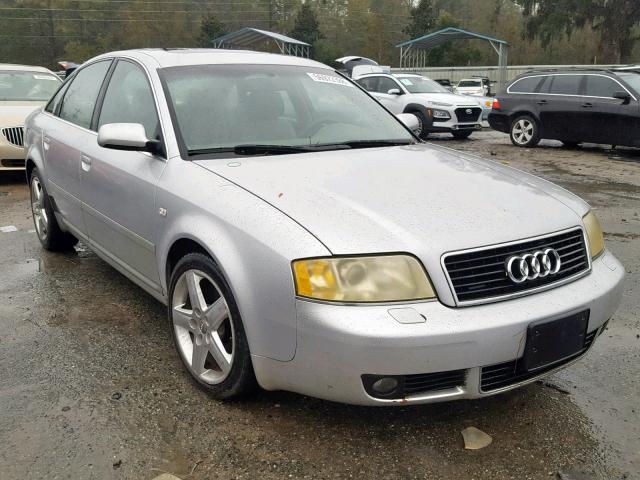 WAULD64B73N020718 - 2003 AUDI A6 2.7T QU SILVER photo 1