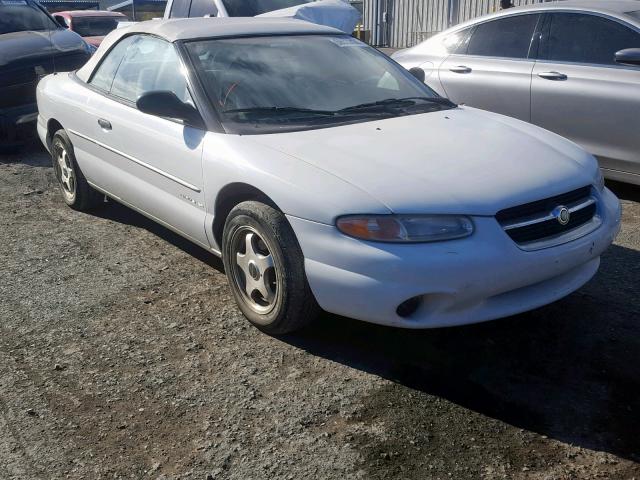 3C3EL45H2VT607812 - 1997 CHRYSLER SEBRING JX WHITE photo 1