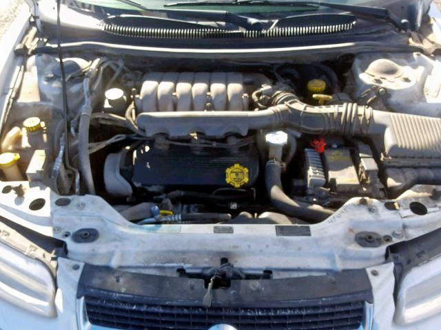 3C3EL45H2VT607812 - 1997 CHRYSLER SEBRING JX WHITE photo 7