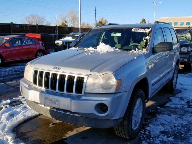 1J8GR48K67C514809 - 2007 JEEP GRAND CHER GRAY photo 2