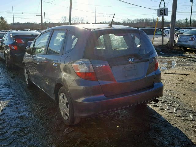 JHMGE8H33DC040315 - 2013 HONDA FIT GRAY photo 3