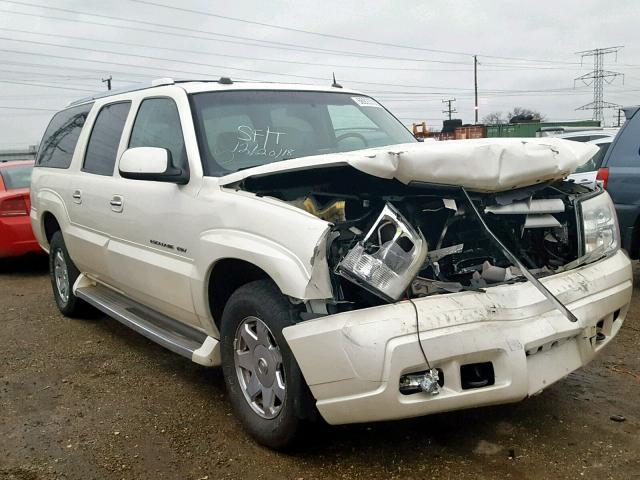 3GYFK66N55G292638 - 2005 CADILLAC ESCALADE E WHITE photo 1