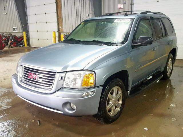 1GKDT13S462288165 - 2006 GMC ENVOY SILVER photo 2