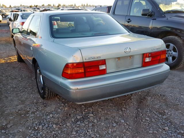 JT8BH28F6W0139210 - 1998 LEXUS LS 400 GREEN photo 3