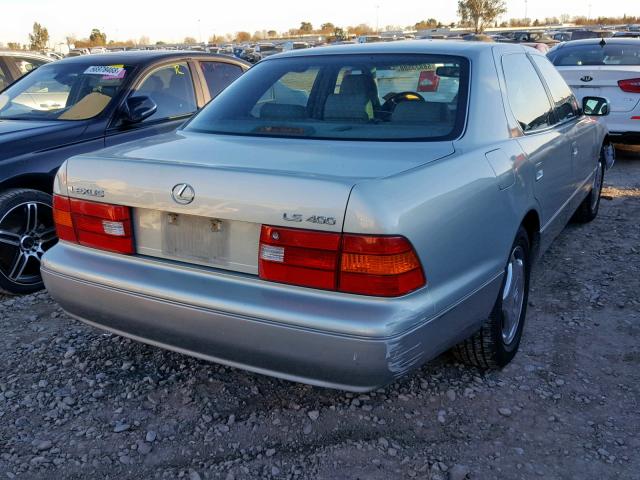 JT8BH28F6W0139210 - 1998 LEXUS LS 400 GREEN photo 4