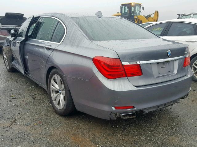 WBAKB4C52BC575281 - 2011 BMW 740 LI GRAY photo 3