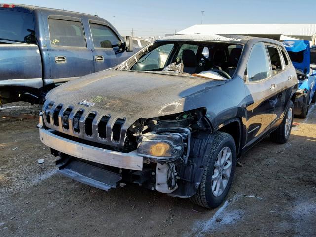 1C4PJMCB9EW277962 - 2014 JEEP CHEROKEE L GRAY photo 2