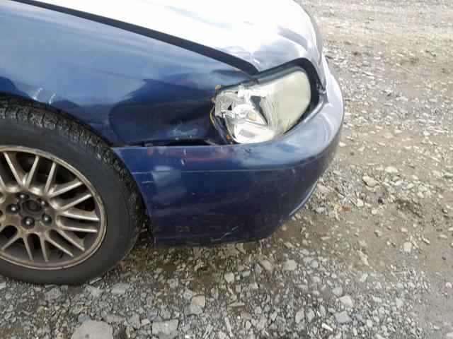 4S3BE625847203138 - 2004 SUBARU LEGACY L S BLUE photo 9