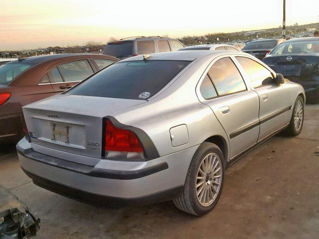 YV1RS58D722180617 - 2002 VOLVO S60 2.4T SILVER photo 4