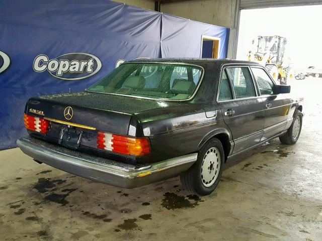 WDBCA35E5MA596771 - 1991 MERCEDES-BENZ 420 SEL BLACK photo 4