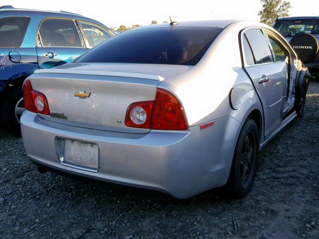 1G1ZH57B29F179701 - 2009 CHEVROLET MALIBU 1LT SILVER photo 4
