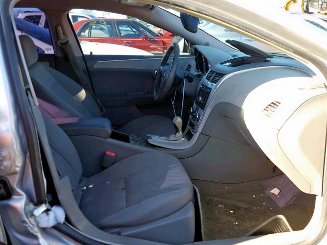 1G1ZH57B29F179701 - 2009 CHEVROLET MALIBU 1LT SILVER photo 5