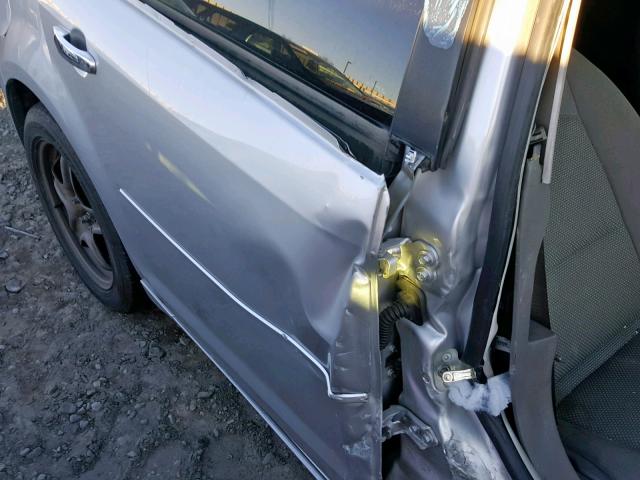 1G1ZH57B29F179701 - 2009 CHEVROLET MALIBU 1LT SILVER photo 9