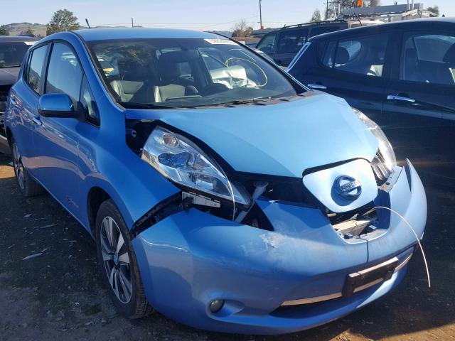 1N4AZ0CP1DC418225 - 2013 NISSAN LEAF S BLUE photo 1