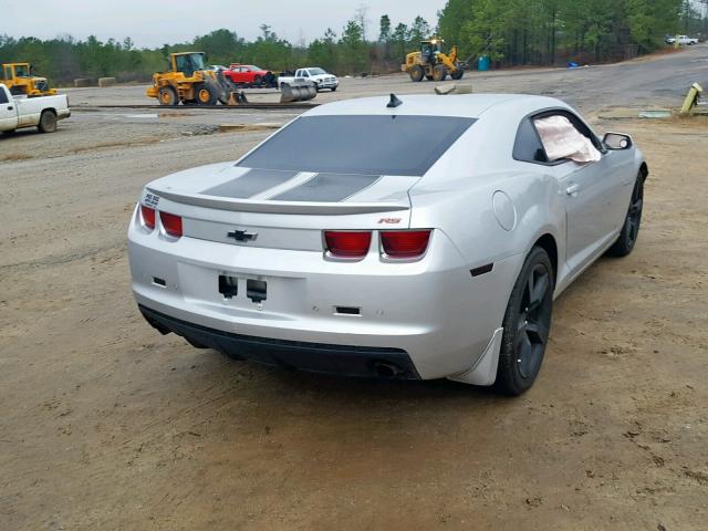 2G1FC1ED2B9147649 - 2011 CHEVROLET CAMARO LT SILVER photo 4