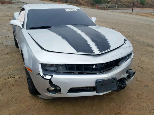 2G1FC1ED2B9147649 - 2011 CHEVROLET CAMARO LT SILVER photo 9