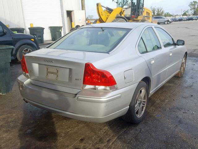 YV1RS592862545826 - 2006 VOLVO S60 2.5T SILVER photo 4