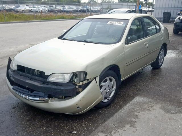 1N4DL01D0XC220456 - 1999 NISSAN ALTIMA XE GOLD photo 2