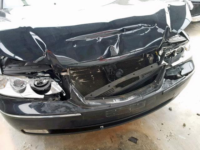 KMHFC46F59A433482 - 2009 HYUNDAI AZERA SE BLACK photo 9