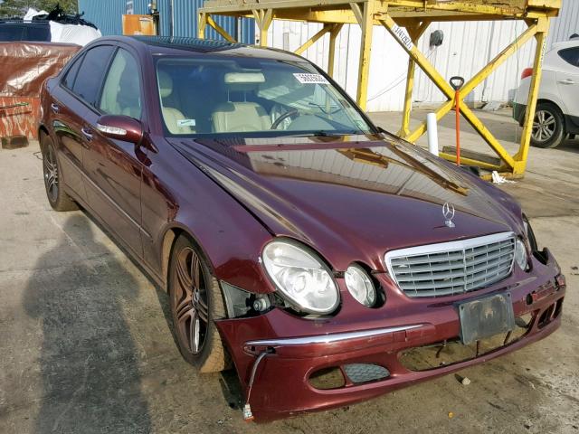 WDBUF87JX6X201240 - 2006 MERCEDES-BENZ E 350 4MAT BURGUNDY photo 1