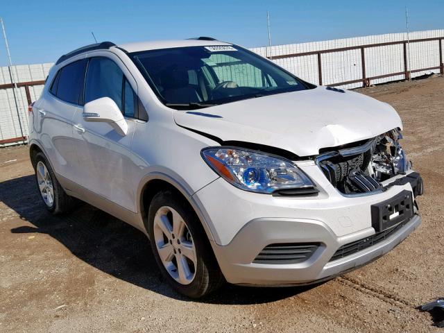 KL4CJASB6FB087828 - 2015 BUICK ENCORE WHITE photo 1