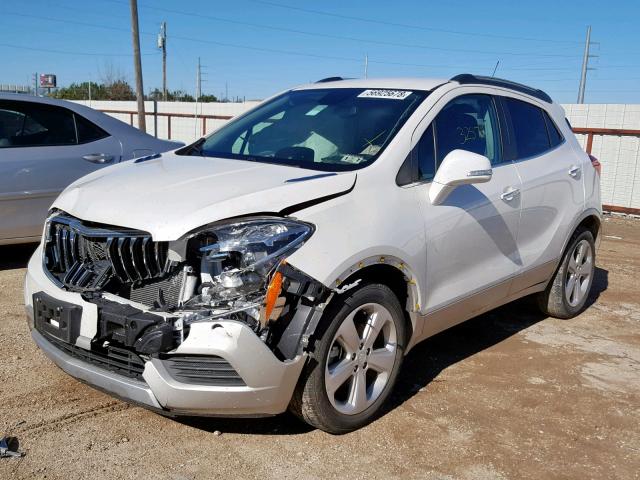 KL4CJASB6FB087828 - 2015 BUICK ENCORE WHITE photo 2