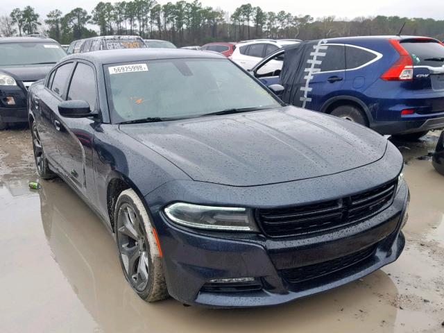 2C3CDXHG0HH515197 - 2017 DODGE CHARGER SX BLUE photo 1