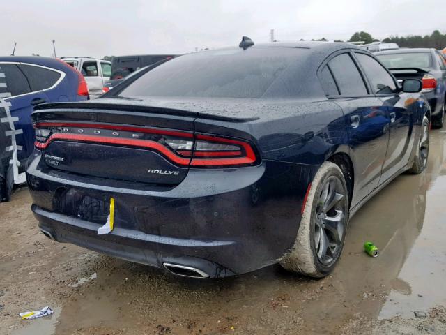 2C3CDXHG0HH515197 - 2017 DODGE CHARGER SX BLUE photo 4