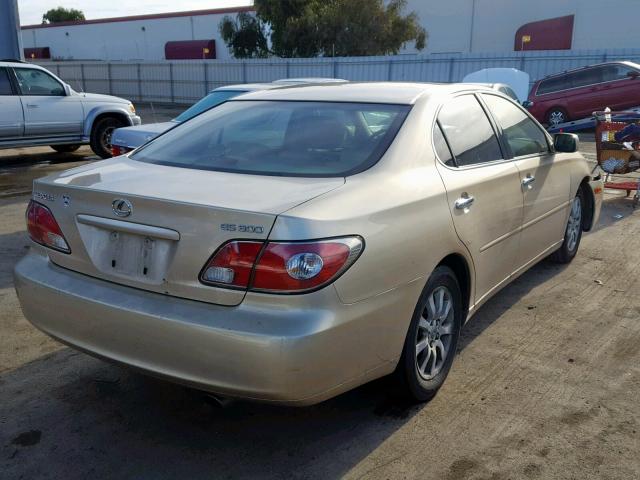 JTHBF30G036018116 - 2003 LEXUS ES 300 TAN photo 4