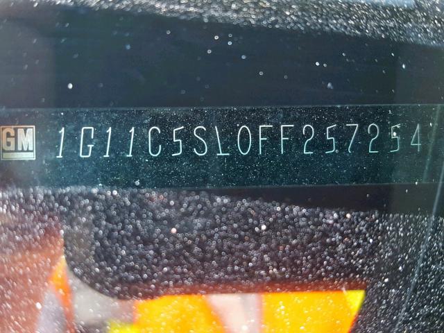 1G11C5SL0FF257254 - 2015 CHEVROLET MALIBU 1LT SILVER photo 10