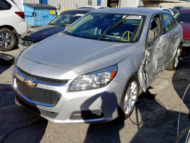 1G11C5SL0FF257254 - 2015 CHEVROLET MALIBU 1LT SILVER photo 2