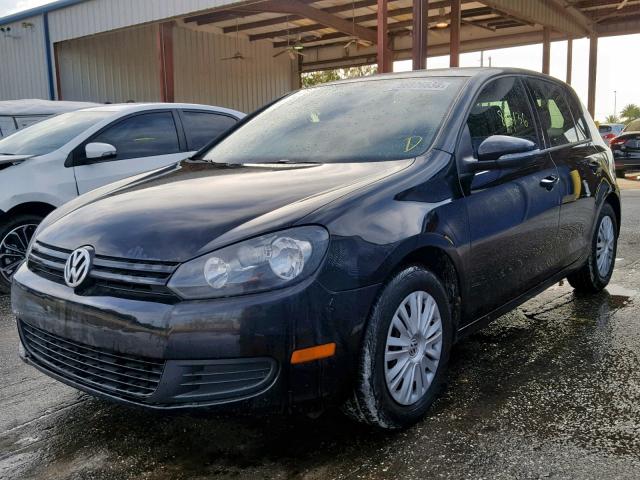 WVWDB7AJ9CW197943 - 2012 VOLKSWAGEN GOLF 黑色 照片 2