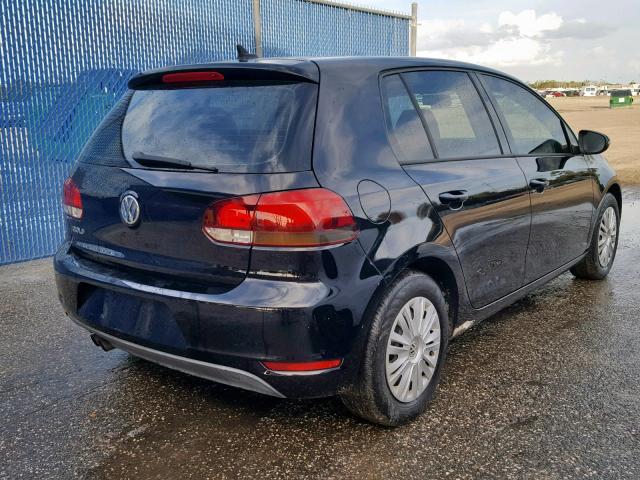 WVWDB7AJ9CW197943 - 2012 VOLKSWAGEN GOLF 黑色 照片 4
