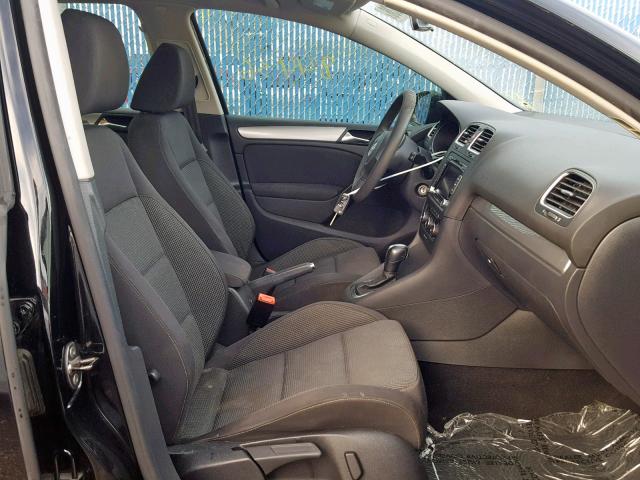 WVWDB7AJ9CW197943 - 2012 VOLKSWAGEN GOLF 黑色 照片 5