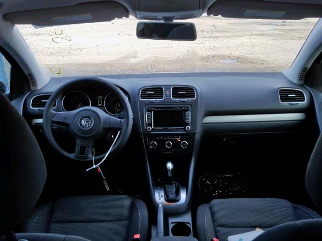 WVWDB7AJ9CW197943 - 2012 VOLKSWAGEN GOLF 黑色 照片 9