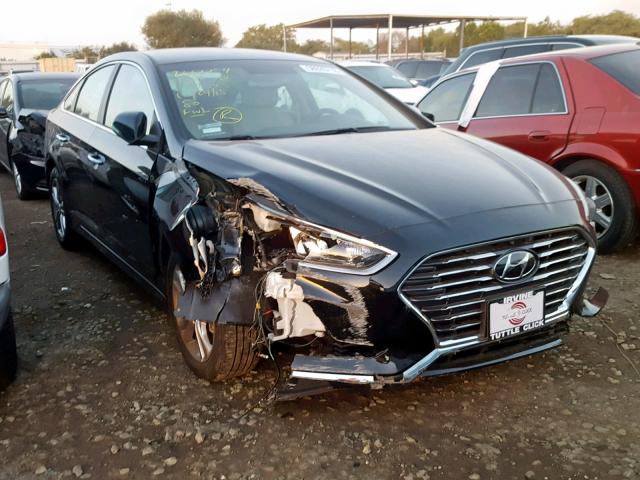 5NPE34AF5JH660823 - 2018 HYUNDAI SONATA SPO BLACK photo 1