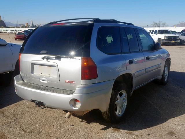 1GKDT13SX42111102 - 2004 GMC ENVOY SILVER photo 4