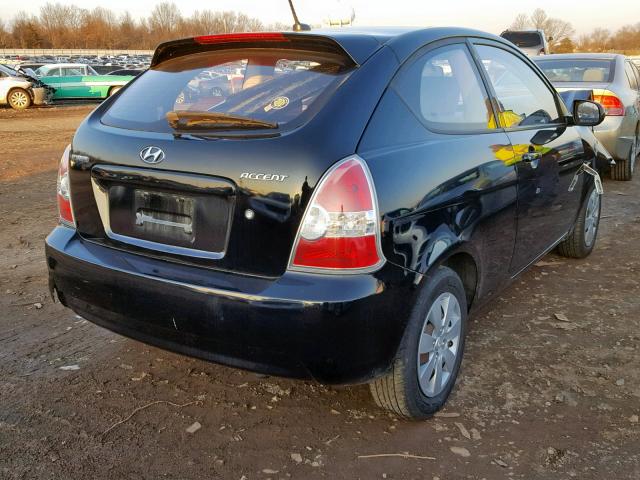 KMHCM3AC8AU179678 - 2010 HYUNDAI ACCENT BLU BLACK photo 4