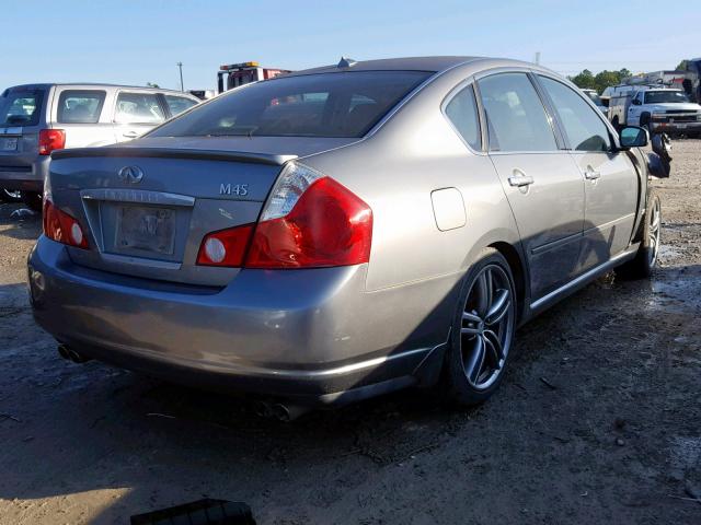 JNKBY01EX6M201514 - 2006 INFINITI M45 BASE GRAY photo 4