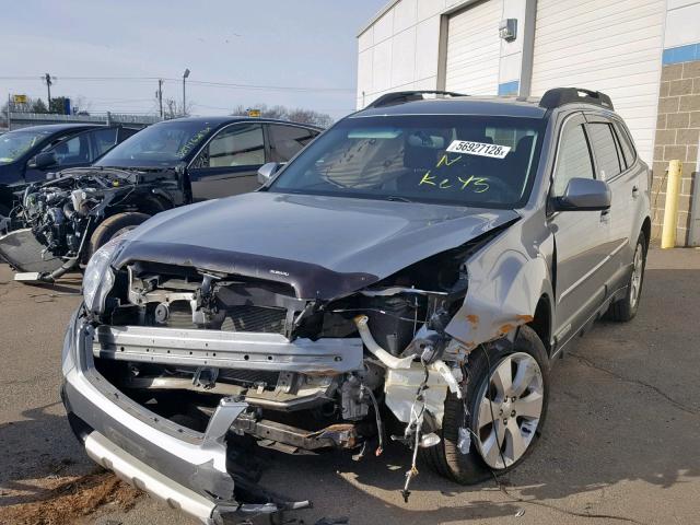 4S4BRDLC4B2347054 - 2011 SUBARU OUTBACK 3. SILVER photo 2