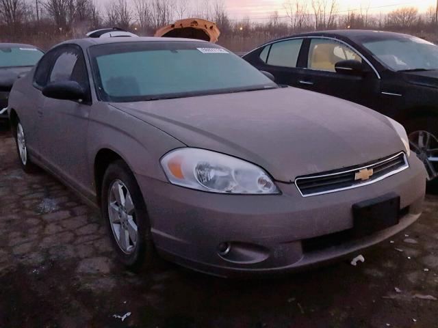 2G1WN151569331585 - 2006 CHEVROLET MONTE CARL TAN photo 1