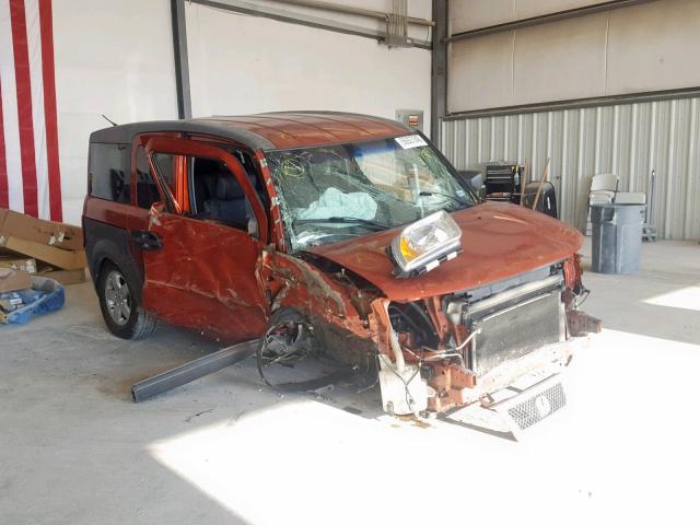 5J6YH28664L017819 - 2004 HONDA ELEMENT EX ORANGE photo 1